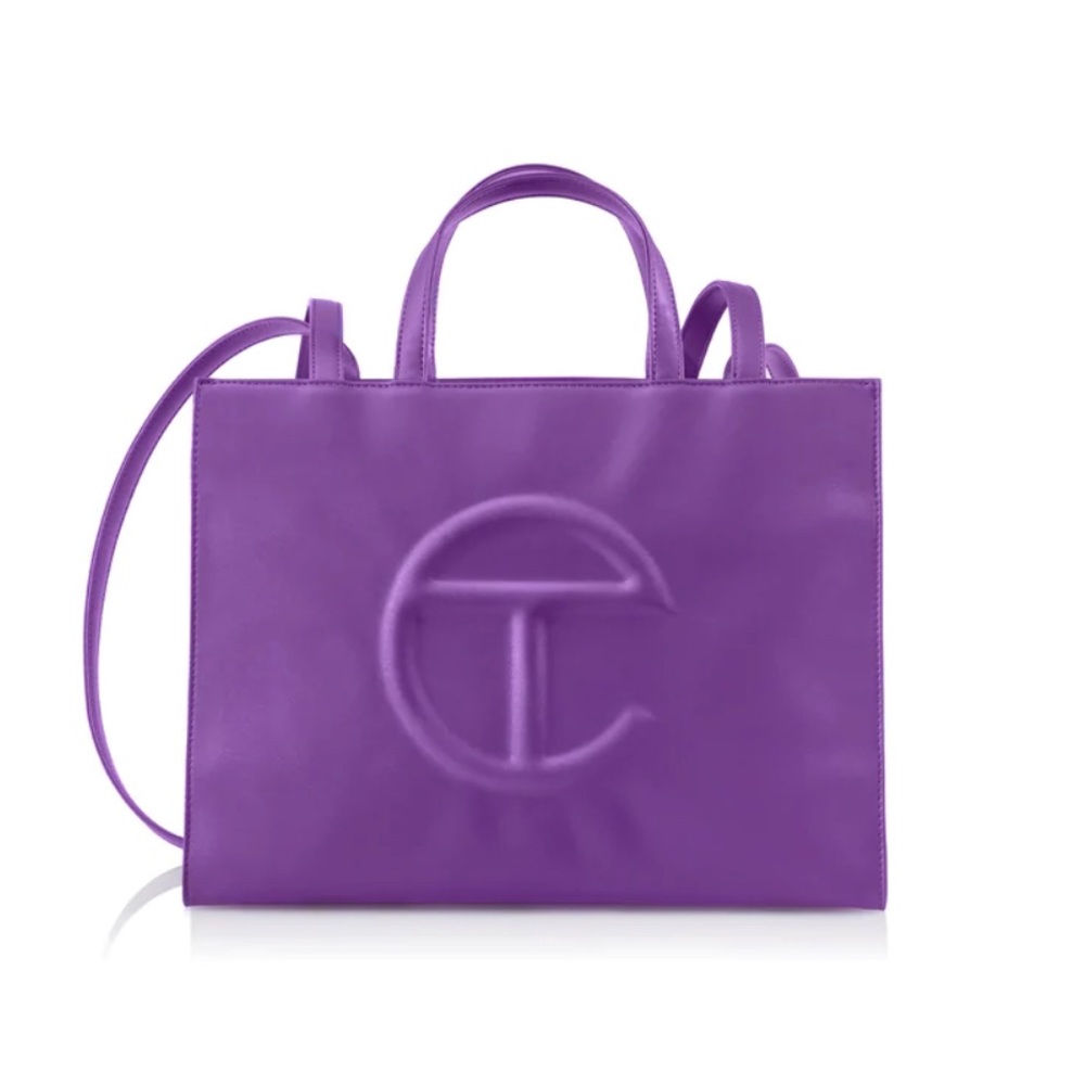 NWOT Telfar medium shopping bag in grape, includes dust bag. Never used!